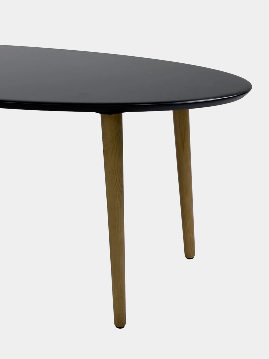 Jurnal stoli AIKO Oval, stol uy va ofis uchun, qahva stol, 120 x 60 x 45 sm