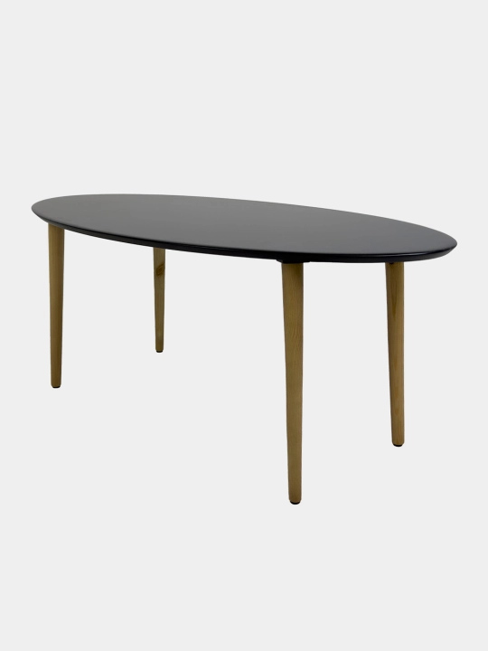 Jurnal stoli AIKO Oval, stol uy va ofis uchun, qahva stol, 120 x 60 x 45 sm