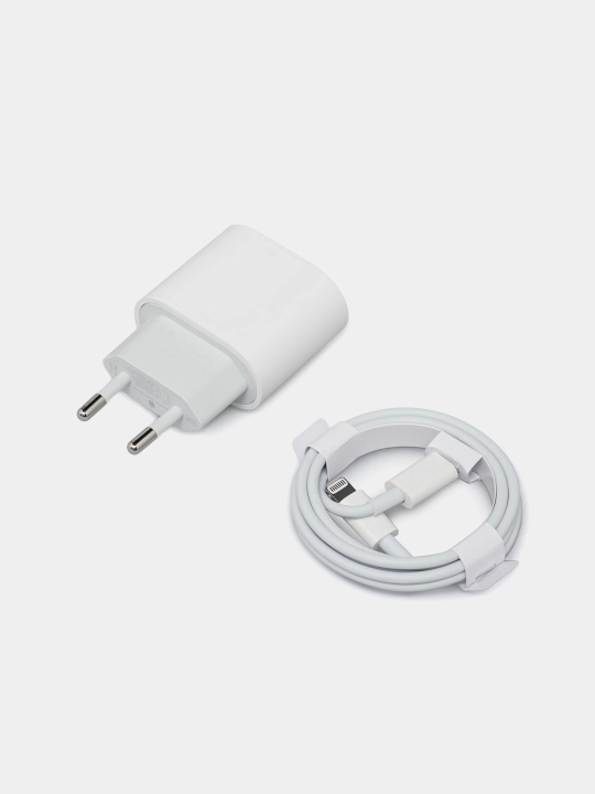 Зарядное устройство для iPhone, кабель Type-C/Lightning, с быстрой зарядкой, 20 Вт