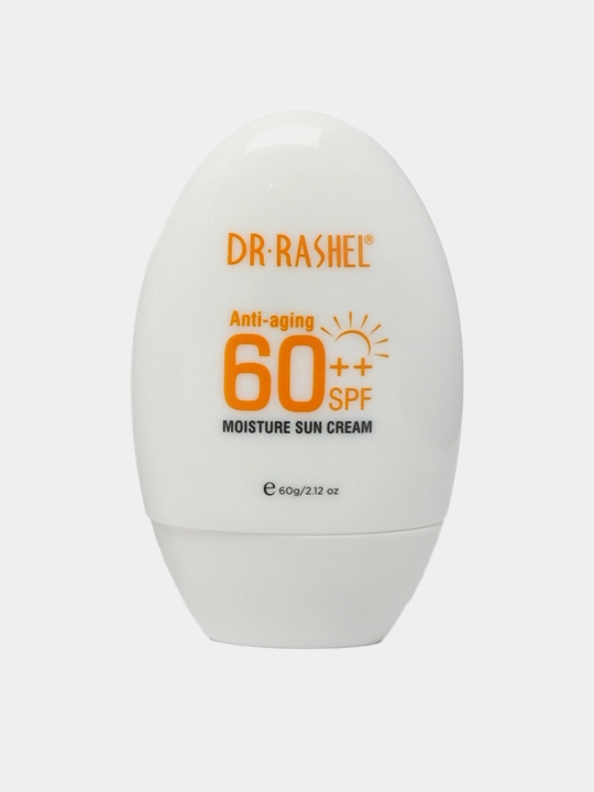 Солнцезащитный крем Dr Rashel spf 60+ anti-aging and moisture sun cream, 60 г