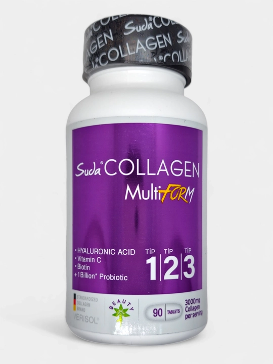 Кollagen Halal Collagen Suda, gialuron kislotasi bilan, 90 tabletka