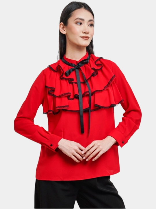 Jabo yoqali bluzka Fabrica luxury boutique