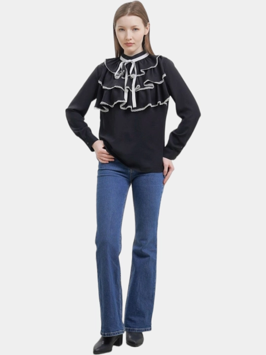 Jabo yoqali bluzka Fabrica luxury boutique
