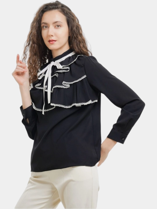 Jabo yoqali bluzka Fabrica luxury boutique