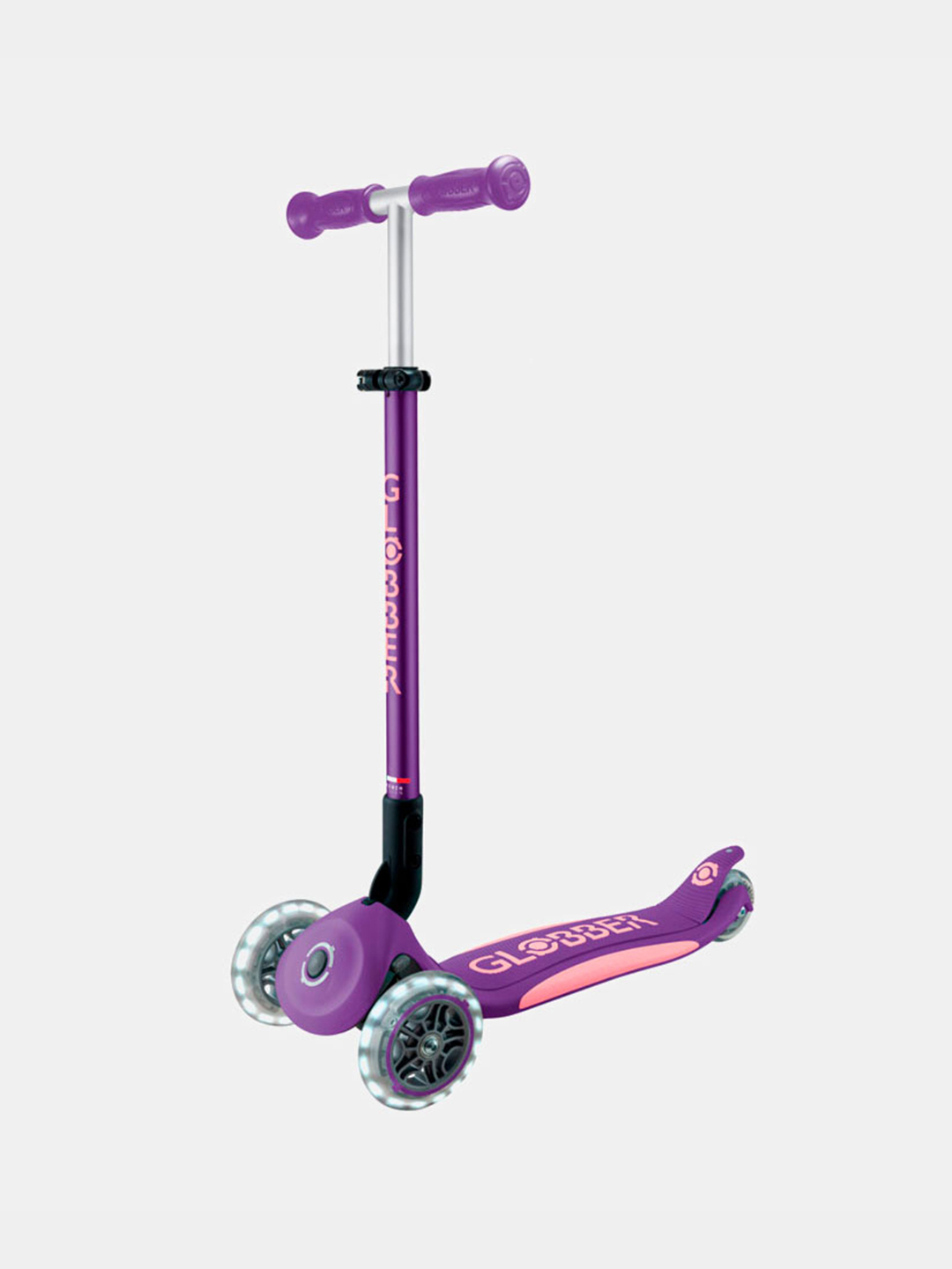 Uch g'ildirakli samokat Globber Primo Foldable Plus Lights