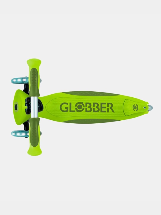Glober Go Deluxe Flash Lights uch g'ildirakli skuter