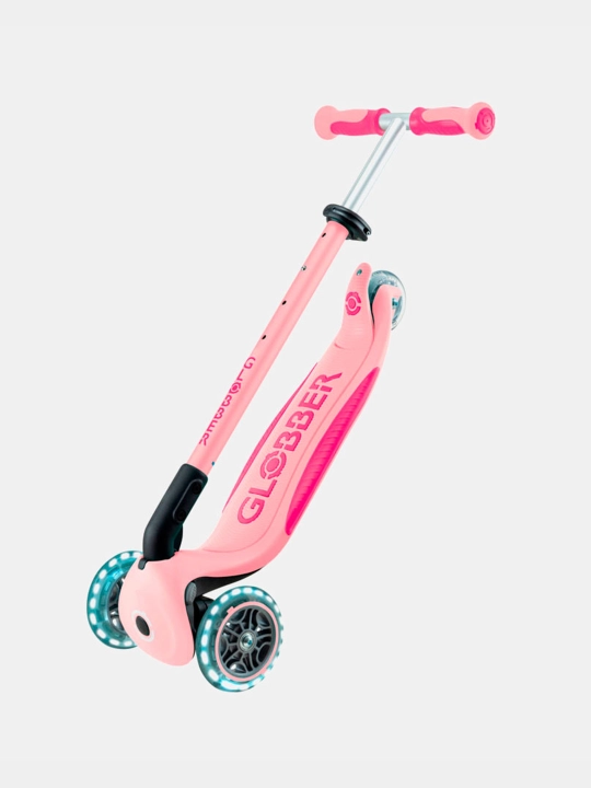 Glober Go Deluxe Flash Lights uch g'ildirakli skuter