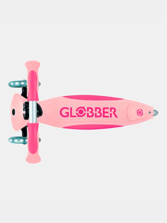 Glober Go Deluxe Flash Lights uch g'ildirakli skuter