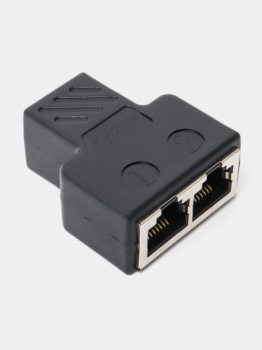 RJ45 aloqa adapteri simi ulagichi ikkita kompyuter ulash uchun perexodnik - 