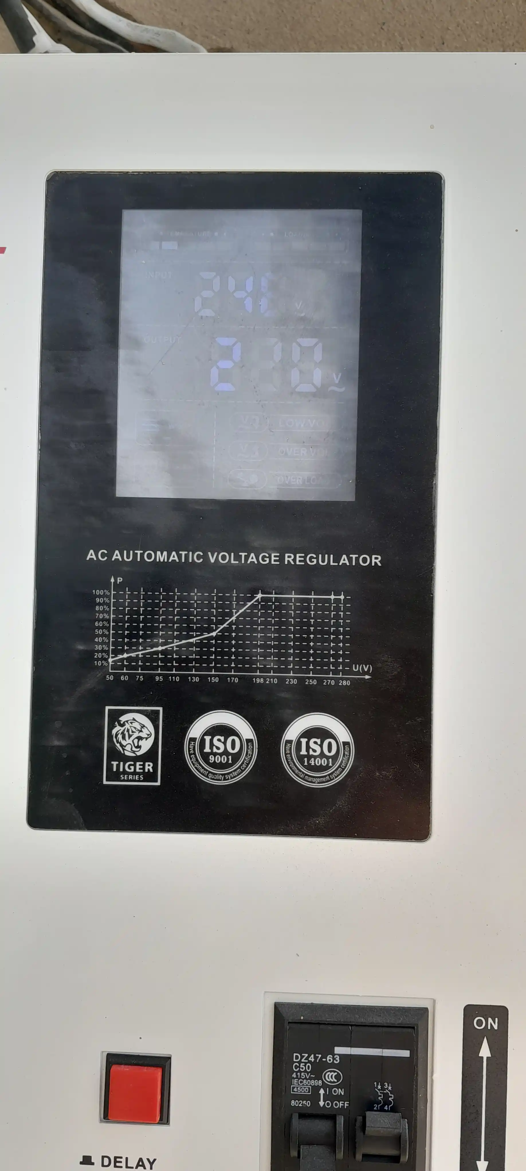 Kuchlanish stabilizatori Balance 10 kVA, releli, 95-275V