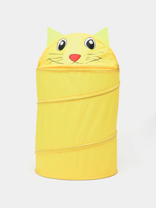 Корзина с крышкой для хранения игрушек, универсальная корзина для одежды для игрушек - 