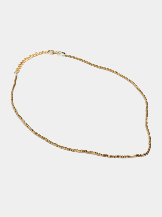 Tsilindr shaklida tabiiy gematit toshidan yasalgan choker