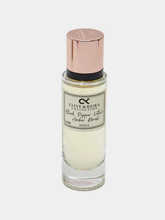 Parfyumlangan suv CLIVE & KEIRA 2100, Black Peper Amber Neroli ZIEL, uniseks atir, 30 ml