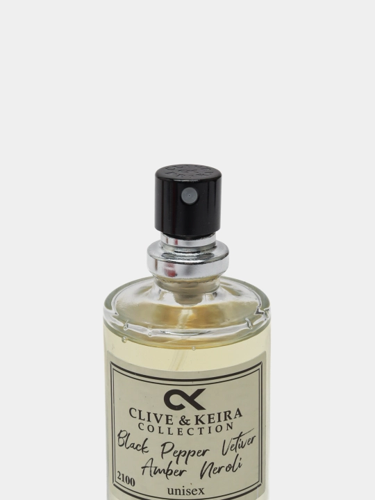 Parfyumlangan suv CLIVE & KEIRA 2100, Black Peper Amber Neroli ZIEL, uniseks atir, 30 ml