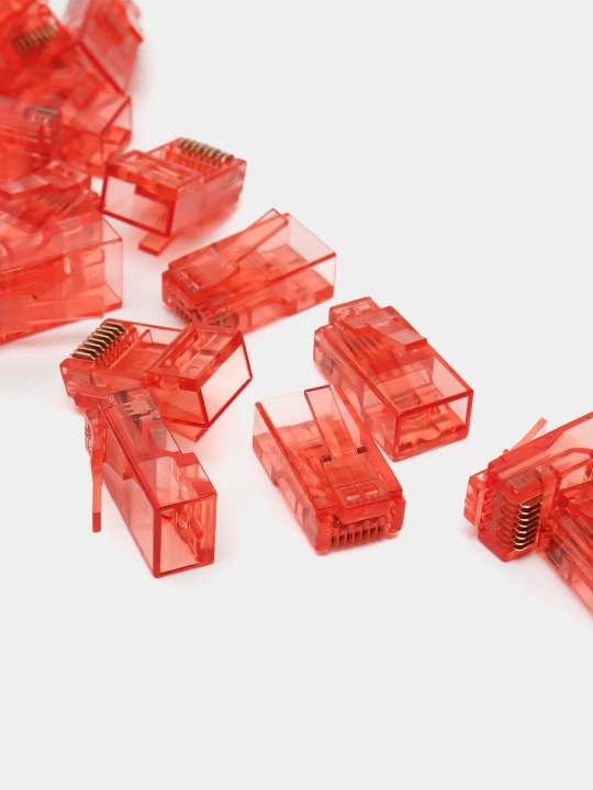 Коннектор RJ45 CAT5, категория 5 качественный, цветной