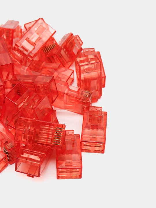 Коннектор RJ45 CAT5, категория 5 качественный, цветной