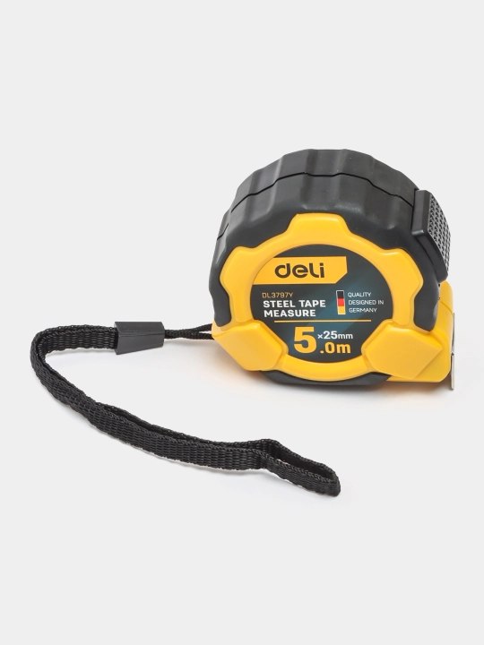 Рулетка Deli EDL3797Y, 25 мм * 5 м