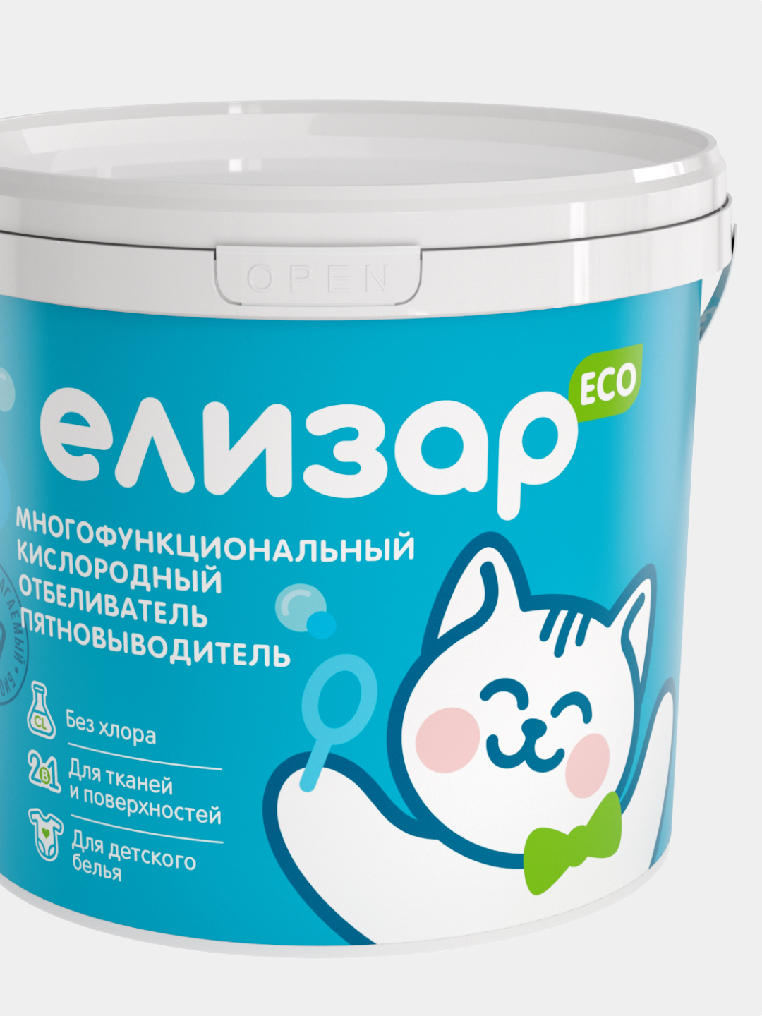 ЕЛИЗАР кислородный пятновыводитель, отбеливатель, концентрат, 1 кг, 2 в ...