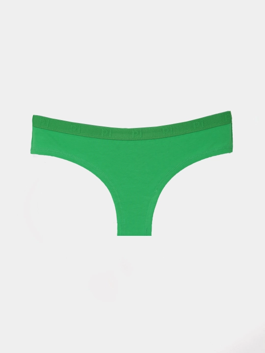 Logotipli rezinka tasmali ayollar trikotajlari, brasilian