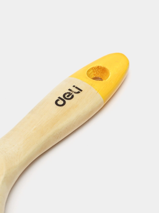 Cho'tka, yog'och tutqichli Deli EDL509112 3"