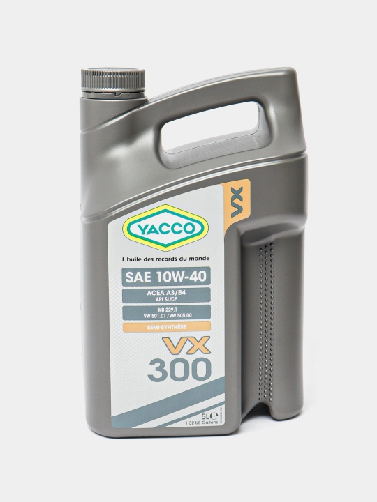 Yarim sintetik motor moyi YACCO VX 300 10W40, 5 litr