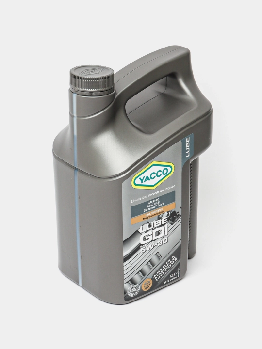 YACCO Lube GDI 5W-30 DEXOS-1 GEN 3 - 100% синтетическое моторное масло 5 литров