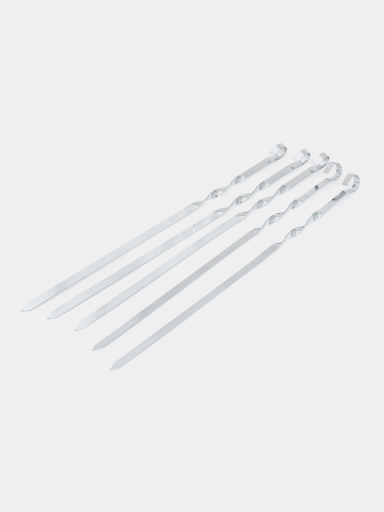 Sixlar tekis mangal uchun BoyScout, shashlik uchun, 45 sm, 6 dona