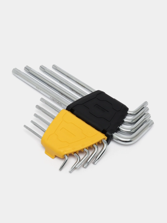 Ключи Deli TORX EDL3091, длинные, в наборе 9 шт, T10-T50 - 