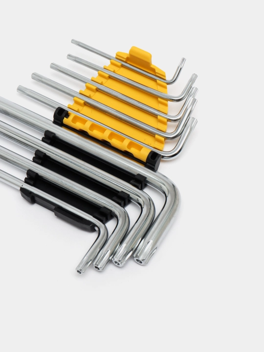 Ключи Deli TORX EDL3091, длинные, в наборе 9 шт, T10-T50