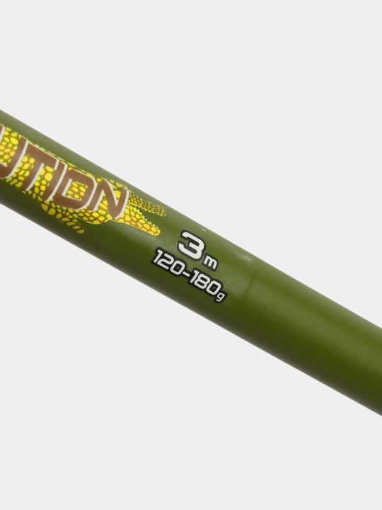 EVOLUTION CROCODILE fider tayoqchasi 120–180 g, 2,1–3 m, 3 ta almashtiriladigan uchlik