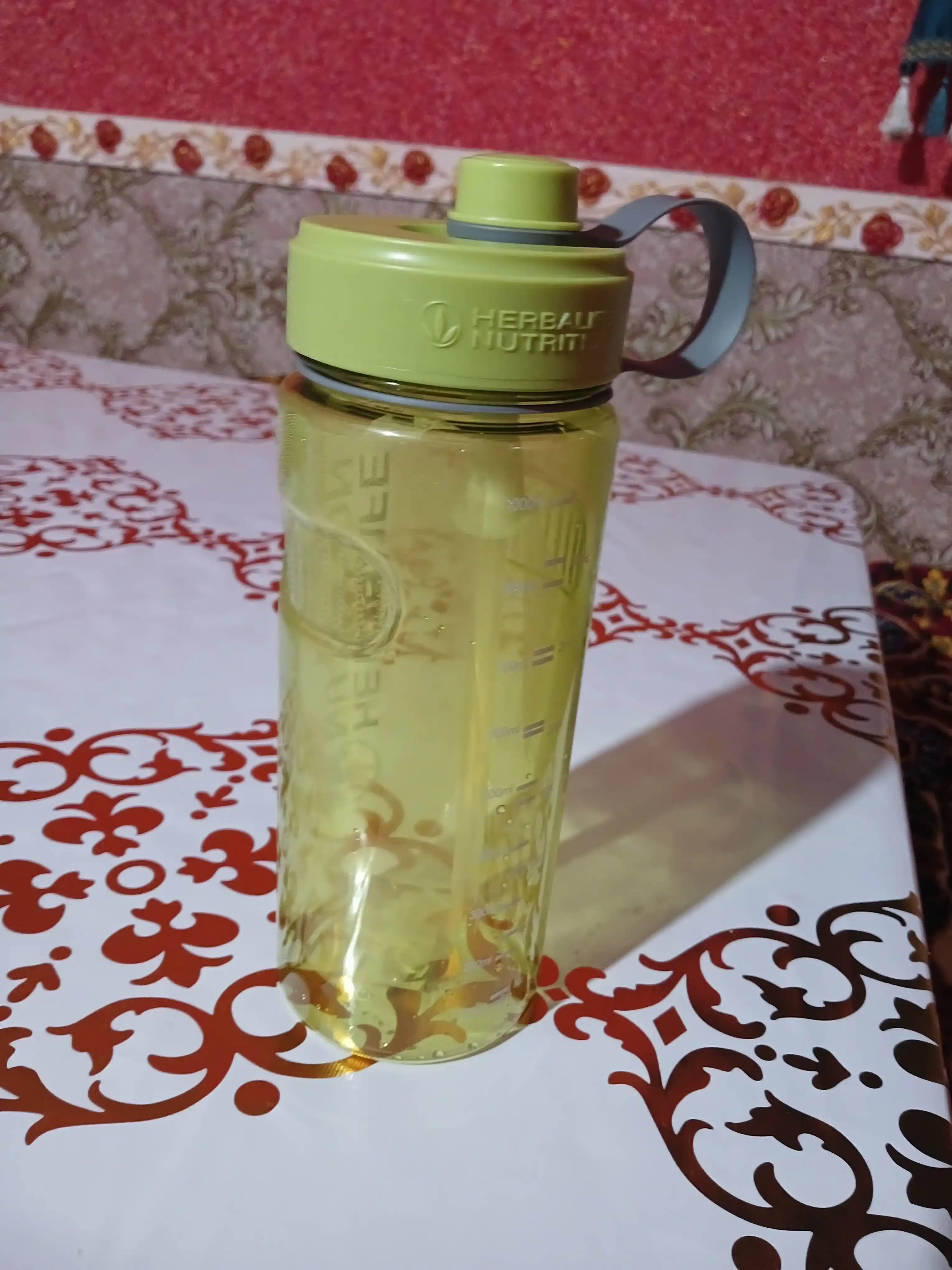 Fitnes uchun sport suv idish shishasi, gradient rangli, 1000 ml