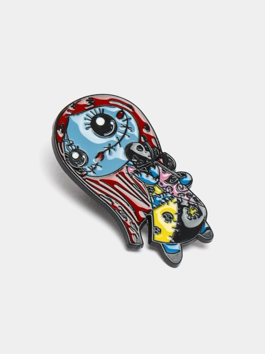 Metall nishonlar, kiyim uchun pin "Pikachu, Lilo va Stitch"