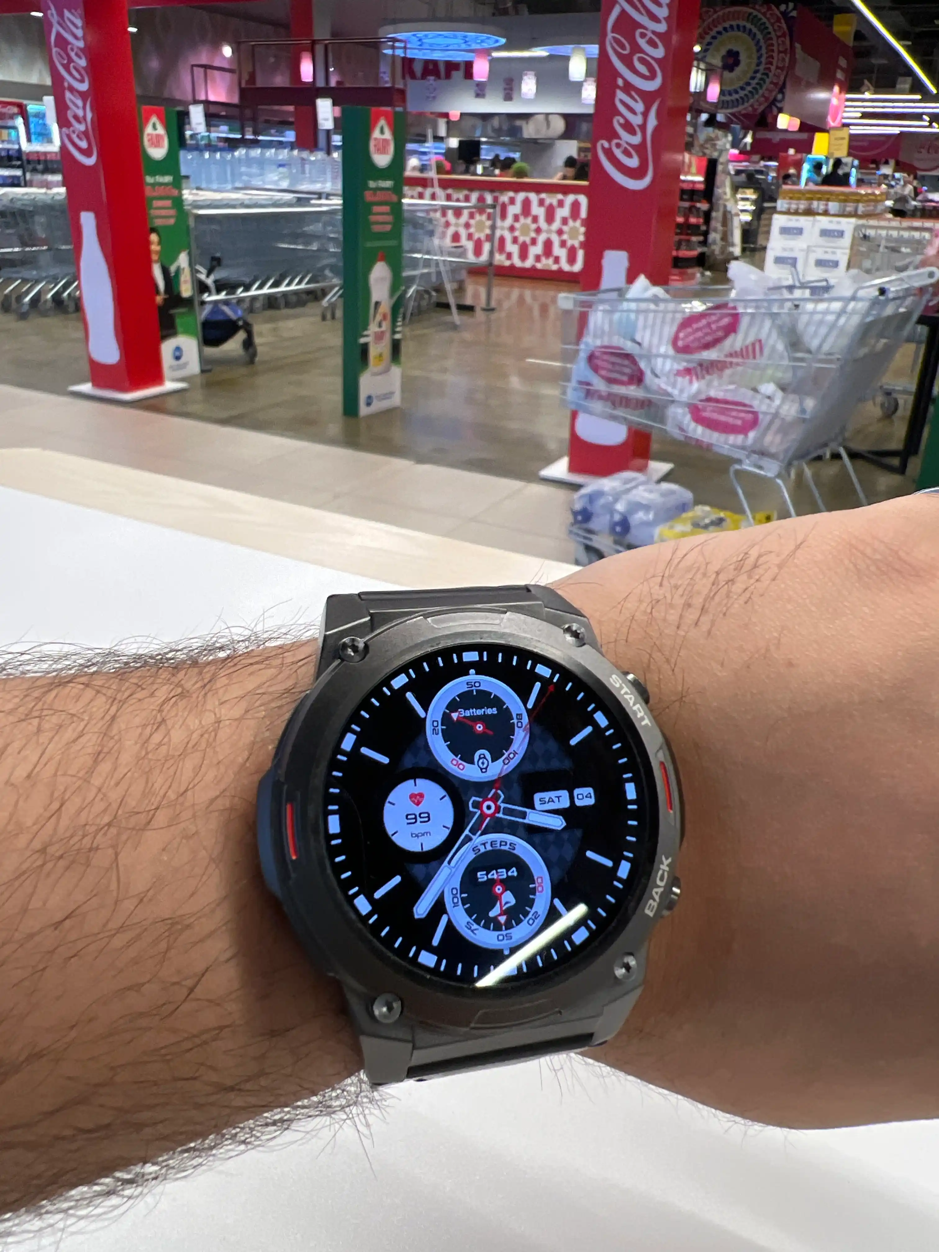 Aqlli soat Zeblaze Vibe 7 Pro, AMOLED ekranli, Bluetooth qo‘ng‘iroq, yurak urishi va SpO₂