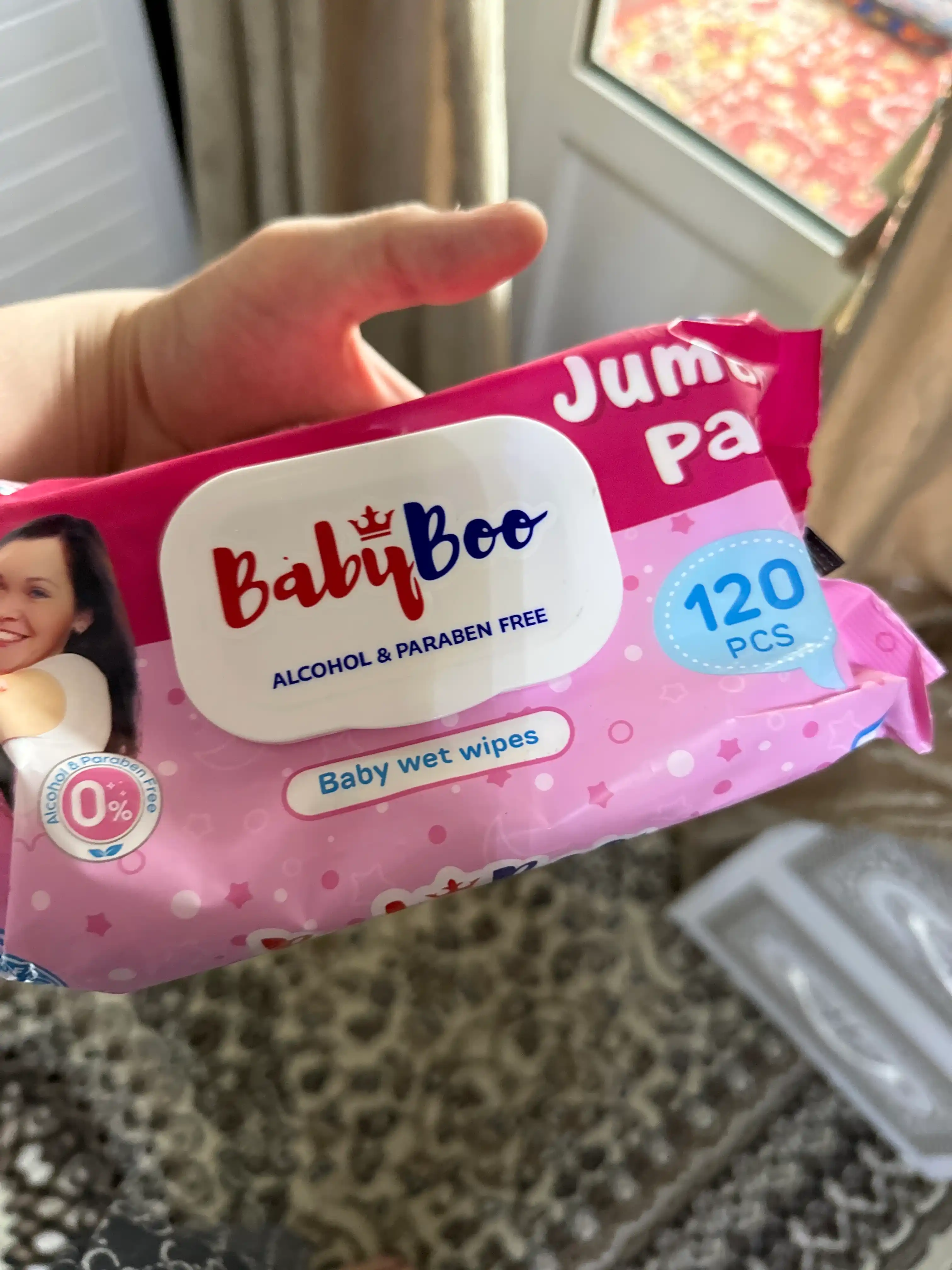 Nam salfetkalar BabyBoo, 120 dona
