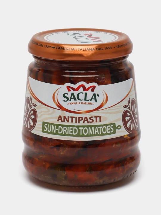 Вяленые томаты Sacla Pomodori Secchi, в масле, 280 г - 