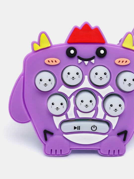 Pop it elektron qo'l uchun stressga qarshi kurash o'yinchoqi, bolalar uchun, brelok