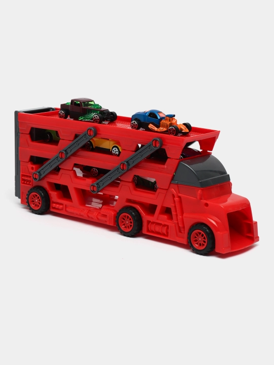 Hot Wheels metall mashinachali avtovoz, katapultali, 8 dona + gilamcha shahar