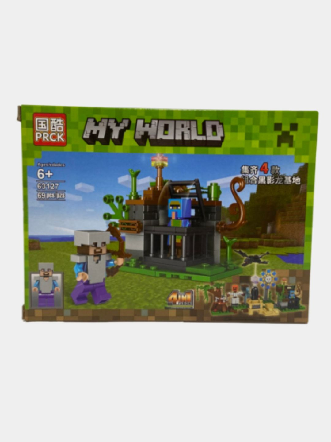 Детский конструктор My World, Lego Minecraft купить по низким ценам в  интернет-магазине Uzum (1017099)