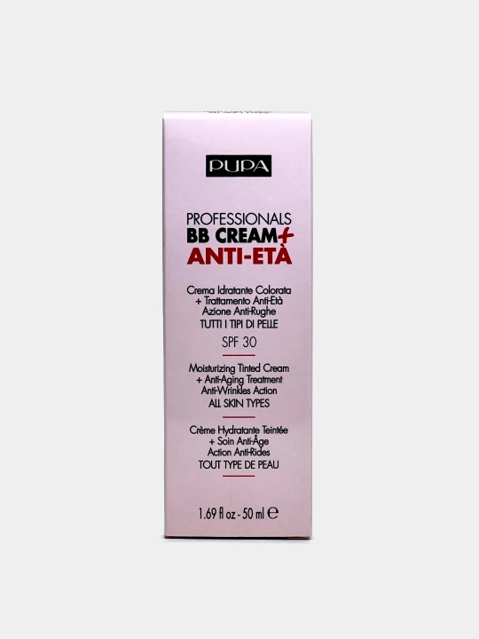 Крем для лица Pupa professional BB cream + anti-eta bb 002 Sand