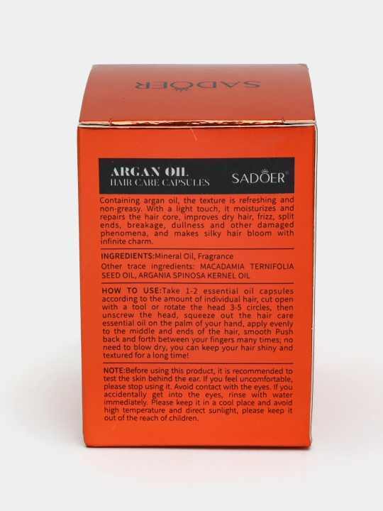 Eng yuqori darajada parvarish:shampun va konditsioner uchun kapsulalardagi  ORGAN OIL!