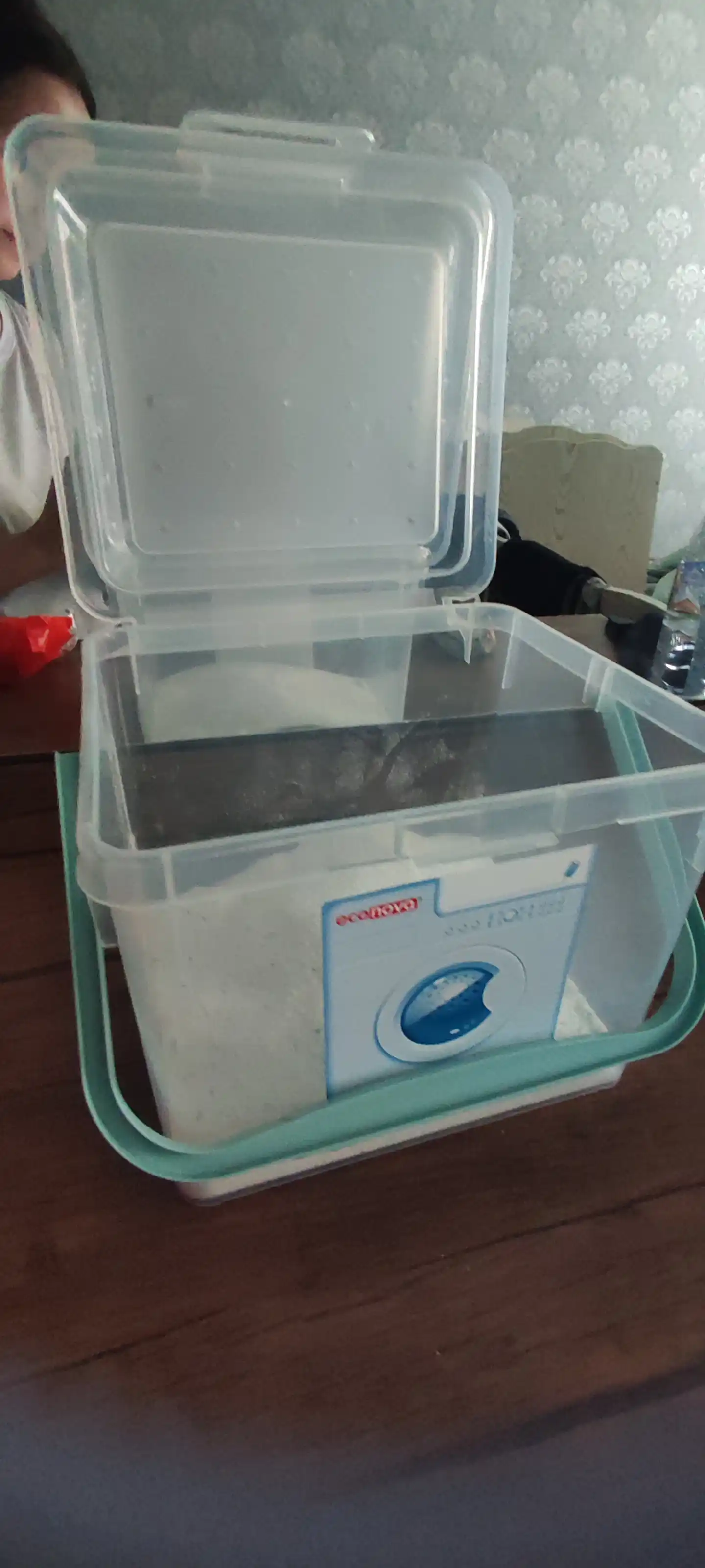 Контейнер для хранения стирального порошка, с ручкой, 5.3 * 8 * 8 л, Kids