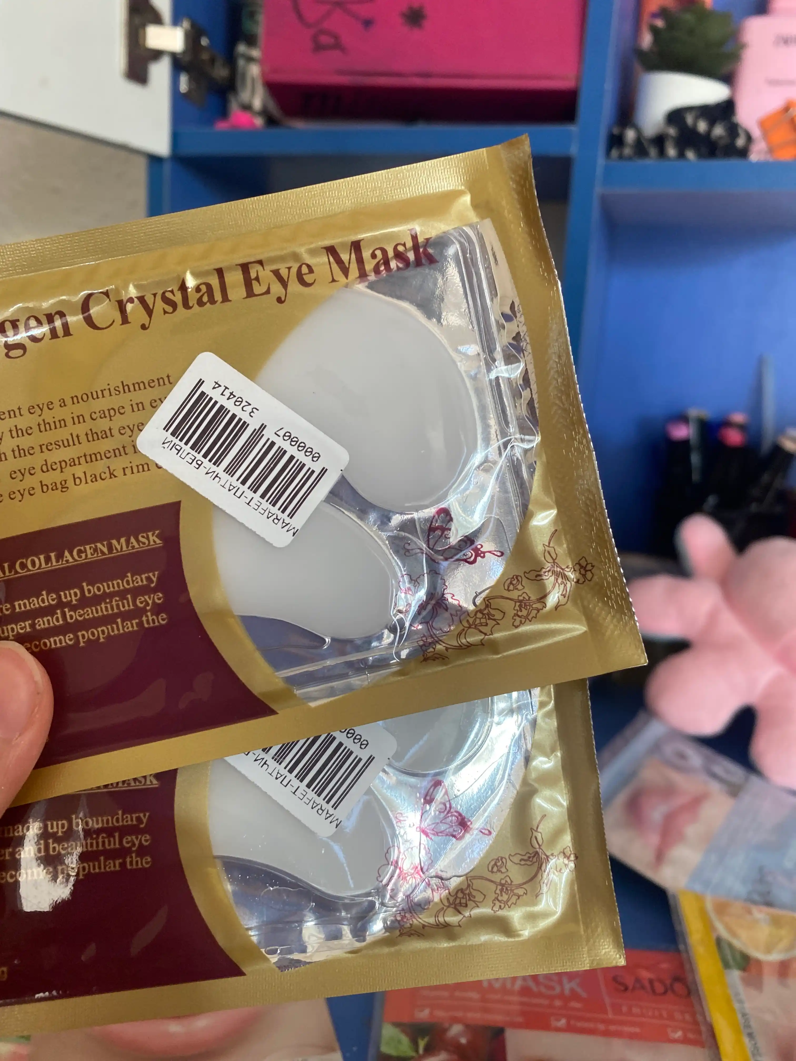 Патчи коллагеновые для глаз Collagen Crystal Eye Mask, гидрогелиевые