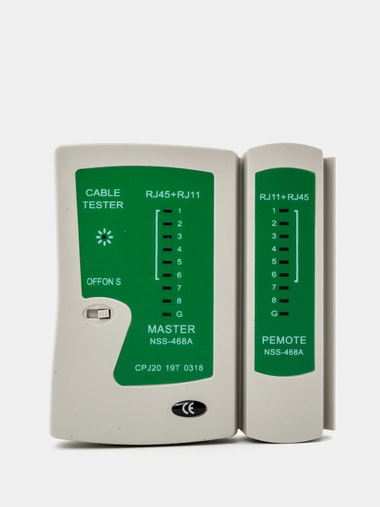 Тестер для проверки сетевого кабеля LAN RJ45 и RJ11
