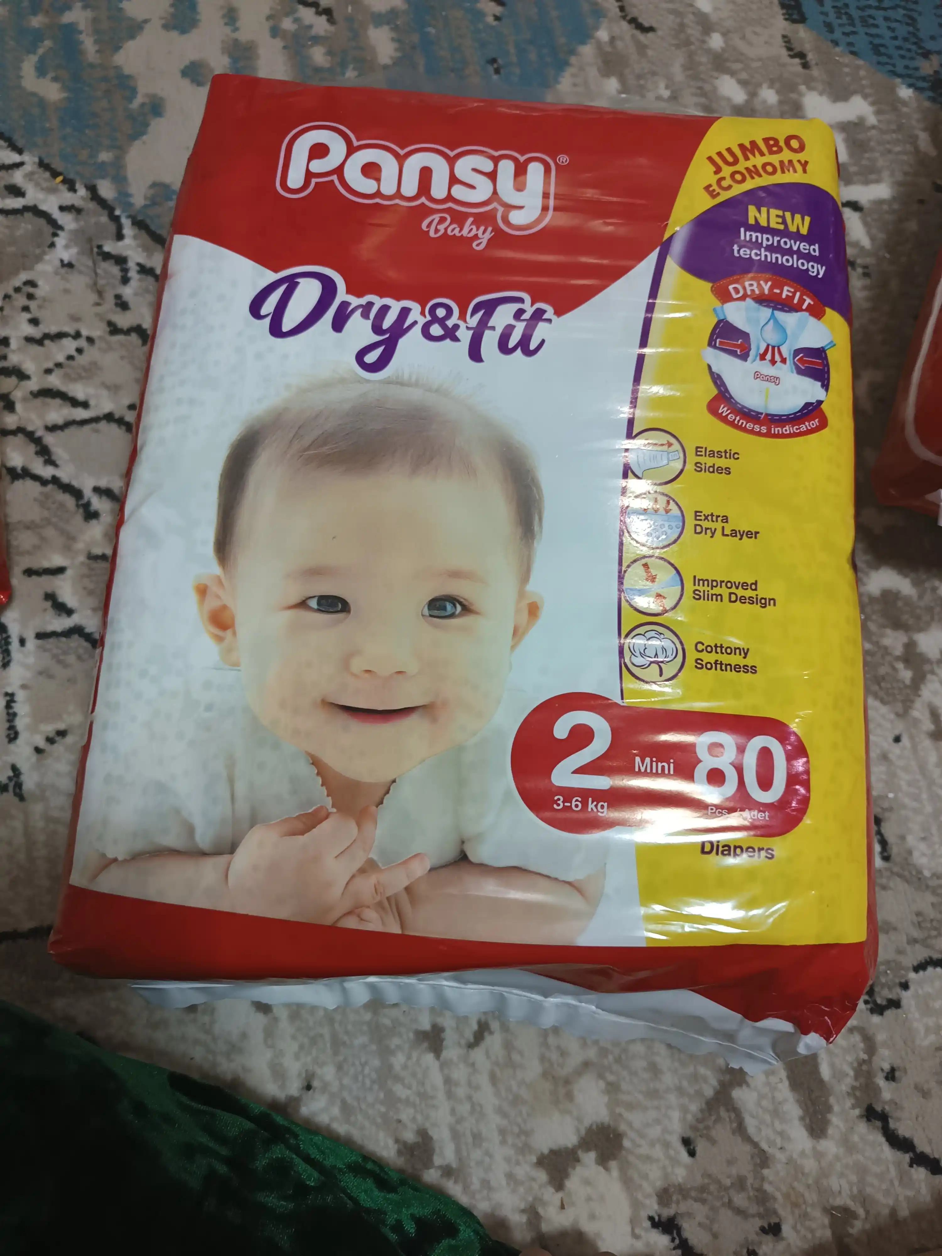 Подгузники для детей Pansy Eco Mini, 3-6 кг 20 шт