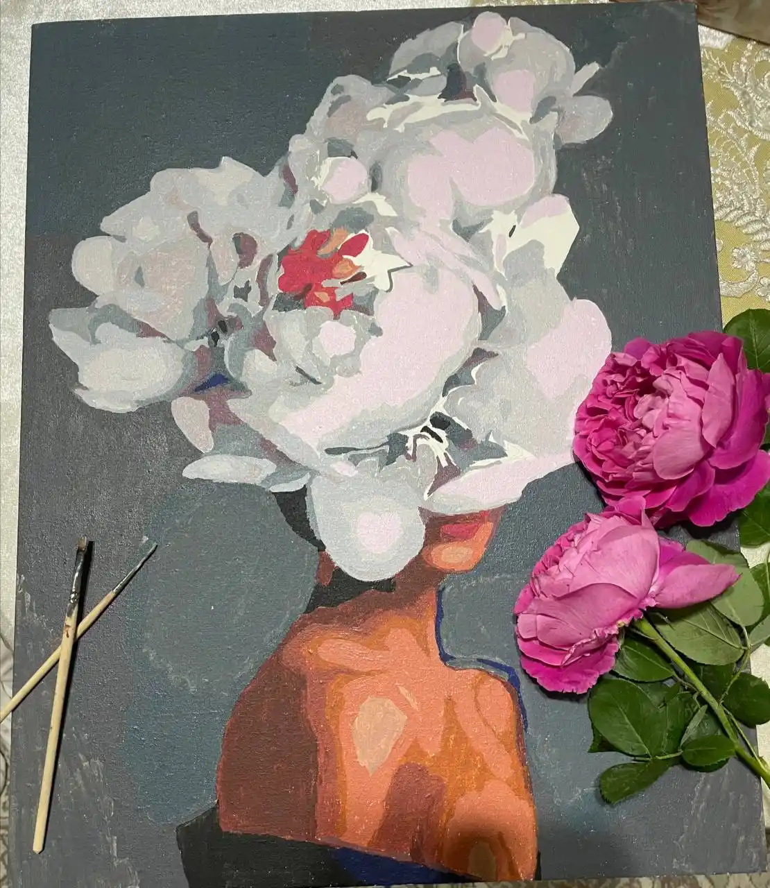 Raqamlar bo'yicha rasm chizish ARTERY, qizlar, 40 * 50 sm