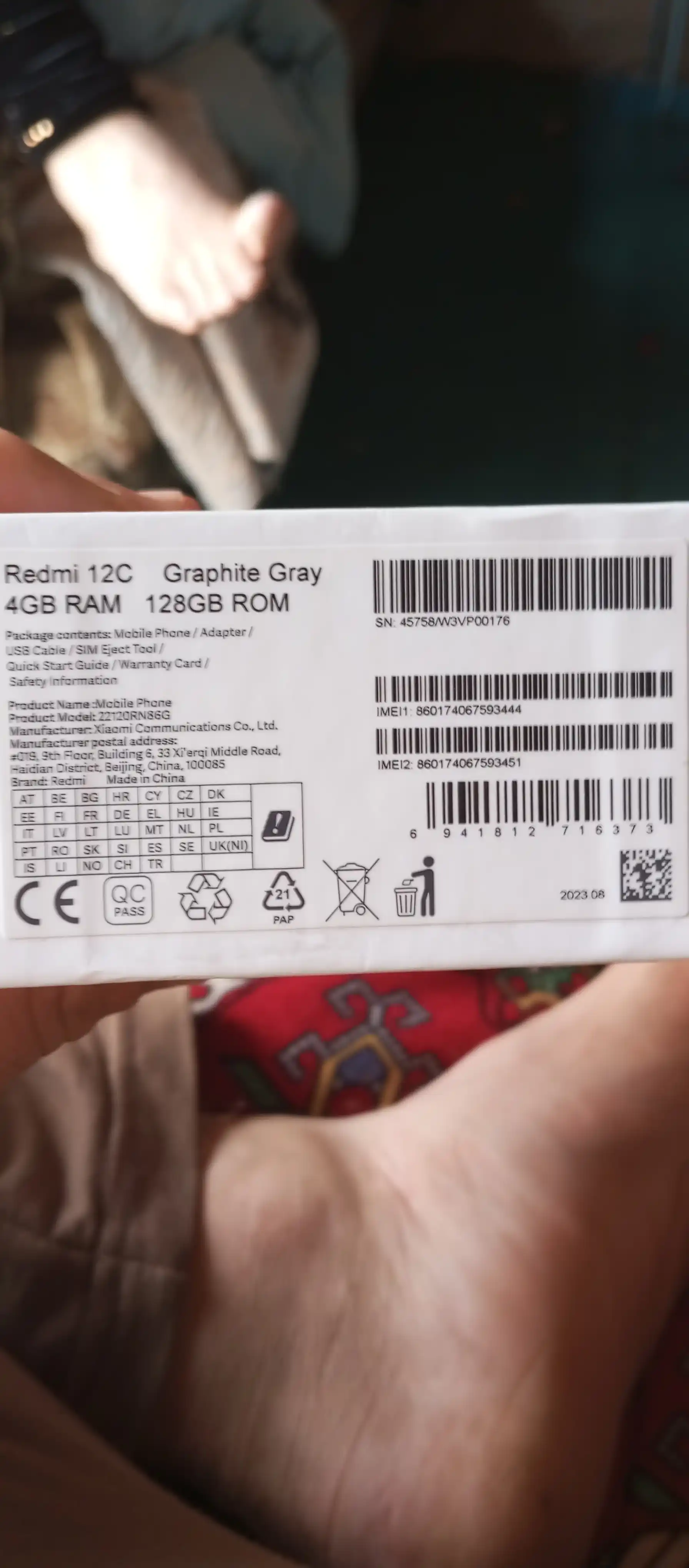 Смартфон Xiaomi Redmi 12C 4+128 ГБ, 4+64 ГБ, с основной камерой 50 МП