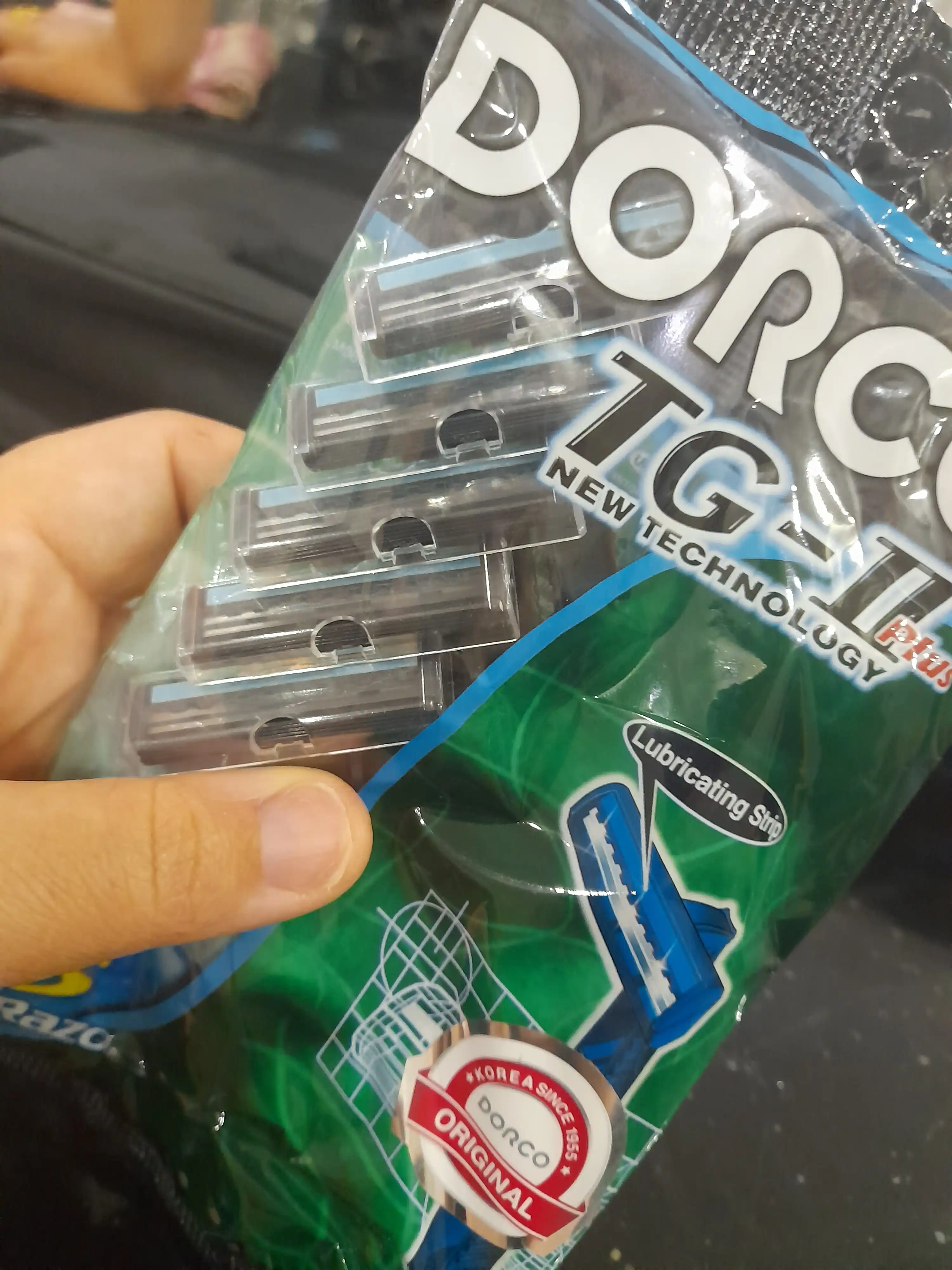 Бритва DORCO TG-II, мягкая упаковка, 5 шт