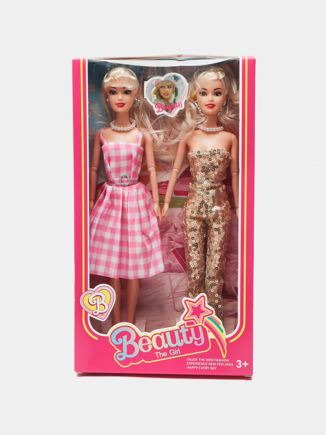 Кукла Barbie, набор 2в1, игрушки для девочек, подарок, для подарка, день  рождения, Барби купить по низким ценам в интернет-магазине Uzum (1006712)