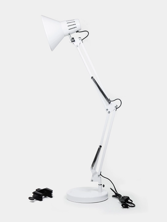 Stol lampa maktab o'quvchilar uchun svitilnik metal korpus, tungi chiroq + zajim sovg'a