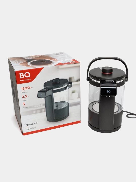 Termopot elektr BQ TP331 sensor ekranli, hajmi 2.5 litr, quvvati 1500 Vt